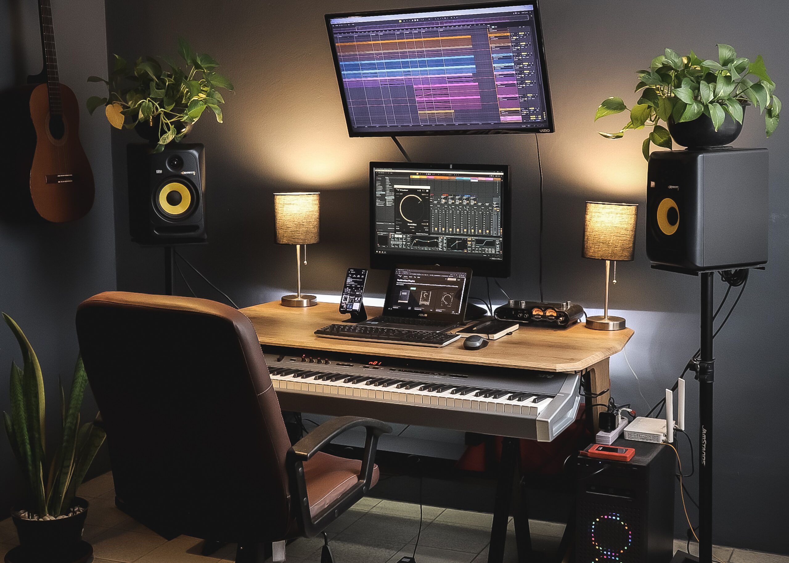 how to set up a home recording studio
